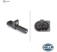 HELLA 6PU 009 110-851 Sensor, crankshaft pulse - 2-pin connector - Bolted