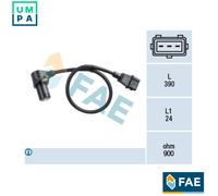 FAE 79052 Sensor, crankshaft pulse for FORD,SEAT,VW
