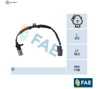 FAE 79299 Crankshaft sensor