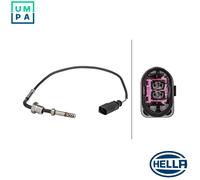 Hella Exhaust Gas Temperature Sensor 6PT 358 181-161 - 2-Pin for VW/Audi