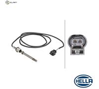 Exhaust Gas Temperature Sensor Exhaust Gas 2-Pin (6Pt 358 181-241) OEM Hella