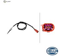 Hella Exhaust Gas Temperature Sensor 6PT 358 226-331 Fits VW/Seat/Audi/Skoda (Karoq, Octavia III)