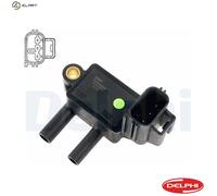 Exhaust Pressure Sensor Delphi DPS00026-12B1 Fits Ford Jaguar Land Rover Volvo