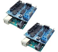 Sensor Expansion Board V5.0 for Arduino Uno R3 R4, 2.54mm Interface Shield with VCC GND Signal Ports, 2 Pieces