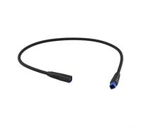 Sensor Extension Cable 30cm 60cm 4pin Waterproof For Bafang Mid-drive Motor M210 M410 M500 For M600 G340 Can Version Black(30cm)