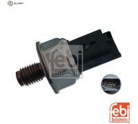 Fuel Pressure Sensor fits PEUGEOT PARTNER 1.6D 2005 on 1920GW 9658227880 Febi