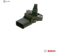 BOSCH 0261230266 Original Equipment Manifold Absolute Pressure (MAP) Sensor - Compatible with Select Porsche 911; Volkswagen Beetle, Golf, Jetta