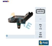 SENSOR INTAKE MANIFOLD PRESSURE 15035 FOR PEUGEOT PARTNER/FURGON/Box/Body/MPV