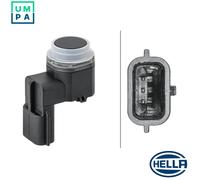 HELLA Park Distance Control Sensor 6PX 358 141-751 - Front/Left/Right/Centre