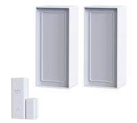 Sensor Riser Compatible with EUFY | Alarm Contact Sensor Spacer with 3M Adhesive | Alarm Riser - Sensor/Magnet Not Included (2 Pack - 1 inch)