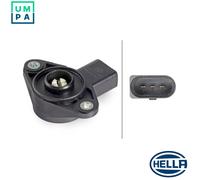 Hella Sensor 6PD 012 754-001 - Suction Pipe Changeover Flap, 3-pin, Bolted for VW BLP/BAG/BLF 1.6L