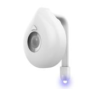 Sensor Toilet Light - Toilet Night Light 8x6x2cm | 8 Color Changing LED Toilet Lights, Battery Powered, Fixed Rotatable Modes, Lights for Bathroom, Home, Apartment