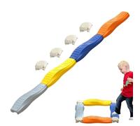 Sensor Training Board - Body Coordination Building Toy, Non Slip Ribbed | Stackable Modular Beam Set, Preschool Gross Motor Skill Development Home Classroom Recess Play