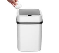 Sensor Trash Can - 13L Touchless Automatic Garbage Bin for Kitchen, Motion Sensor Bathroom Dustbin with Smart Lid | Electric Trash Can for Living Room Toilet, Rechargeable Battery Powered Waste Contai