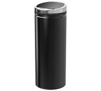 HOMCOM 50L Stainless Steel Sensor Trash Can W/ Bucket-Black