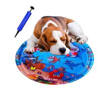 Sensor Water Play Mat Cat Toy Water Play Mat for Cats - Water Sensor Play Mat for Cats Cooling for Pets Inflatable Sensory Fun for Bored