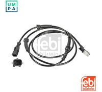 ABS wheel speed sensor Rear Axle Right 109538 FEBI BILSTEIN for RENAULT