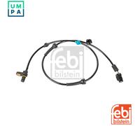 ABS wheel speed sensor Rear Axle Left 109561 FEBI BILSTEIN for FIAT SEDICI