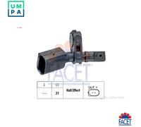 ABS wheel speed sensor 21.0011 FACET for SEAT SKODA AUDI VW CUPRA