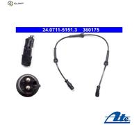 ABS wheel speed sensor 24.0711-5151.3 ATE for RENAULT MEGANE II SCÉNIC II