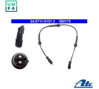 ABS wheel speed sensor 24.0711-5151.3 ATE for RENAULT MEGANE II SCÉNIC II