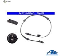 ABS wheel speed sensor 24.0711-5190.3 ATE for RENAULT MEGANE II Sport Tourer