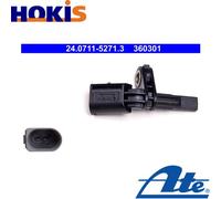 ABS wheel speed sensor 24.0711-5271.3 ATE for VW SEAT SKODA AUDI PORSCHE