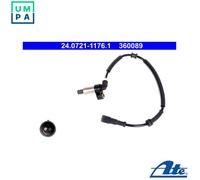 ABS wheel speed sensor 24.0721-1176.1 ATE for RENAULT MEGANE I MEGANE I Coach