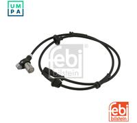 ABS wheel speed sensor Front Axle Left 24598 FEBI BILSTEIN for VW SEAT