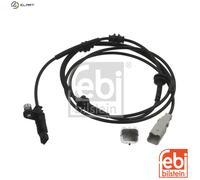 ABS wheel speed sensor Rear Axle Left 36949 FEBI BILSTEIN for CITROËN PEUGEOT