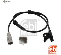 ABS wheel speed sensor Front Axle Left 45558 FEBI BILSTEIN for PEUGEOT 307