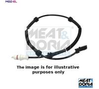 Sensor, wheel speed for OPEL VIVARO A MEAT & DORIA 90327E