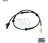 ABS wheel speed sensor Rear Axle Right 90328 MEAT & DORIA for RENAULT OPEL