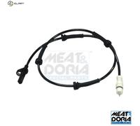 ABS wheel speed sensor Rear Axle Right 90328 MEAT & DORIA for RENAULT OPEL