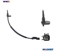 WAGNER Wheel Speed Sensor | ABS00193 | OE-Matching Quality | Reliable ABS Performance | Pack of 1