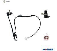 SENSOR WHEEL SPEED ABS00220 FOR TOYOTA 1ZZ-FE 1.8L 1ND-TV 1.4L 2ZZ-GE 1.8L 4cyl