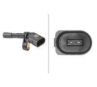 SENSOR, WHEEL SPEED FOR AUDI A3 HELLA 6PU 012 039-031 FITS REAR AXLE