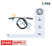 SENSOR, WHEEL SPEED FOR BMW E39 FAE 78009 FITS REAR AXLE