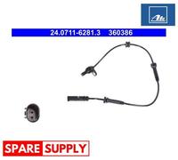 SENSOR, WHEEL SPEED FOR BMW F20 F21 F23 F22 ATE 24.0711-6281.3
