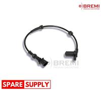 SENSOR, WHEEL SPEED FOR OPEL COMBO CORSA C MERIVA A TIGRA TWINTOP BREMI 50291