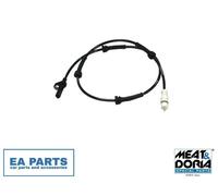 ABS wheel speed sensor Rear Axle Right 90328 MEAT & DORIA for RENAULT OPEL