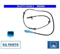 Sensor, wheel speed for PEUGEOT 1007 ATE 24.0711-5124.3
