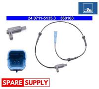 SENSOR, WHEEL SPEED FOR PEUGEOT 206 207 ATE 24.0711-5135.3