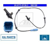 Sensor, wheel speed for PEUGEOT 206+ ATE 24.0711-5136.3