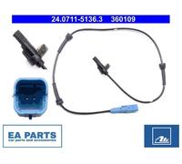 Sensor, wheel speed for PEUGEOT 206 ATE 24.0711-5136.3