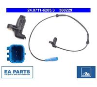 Sensor, wheel speed for PEUGEOT 206 ATE 24.0711-6205.3