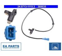 Sensor, wheel speed for PEUGEOT 206 ATE 24.0713-1115.3 NEW