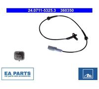 Sensor, wheel speed for PEUGEOT 3008 307 308 5008 ATE 24.0711-5325.3