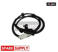 SENSOR, WHEEL SPEED FOR PEUGEOT 607 MAXGEAR 20-0289 FITS FRONT AXLE