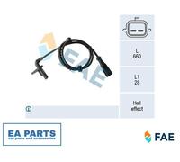 Sensor, wheel speed for RENAULT CLIO MODUS FAE 78410